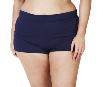 Genevieve Not So Cheeky Swim Short Navy